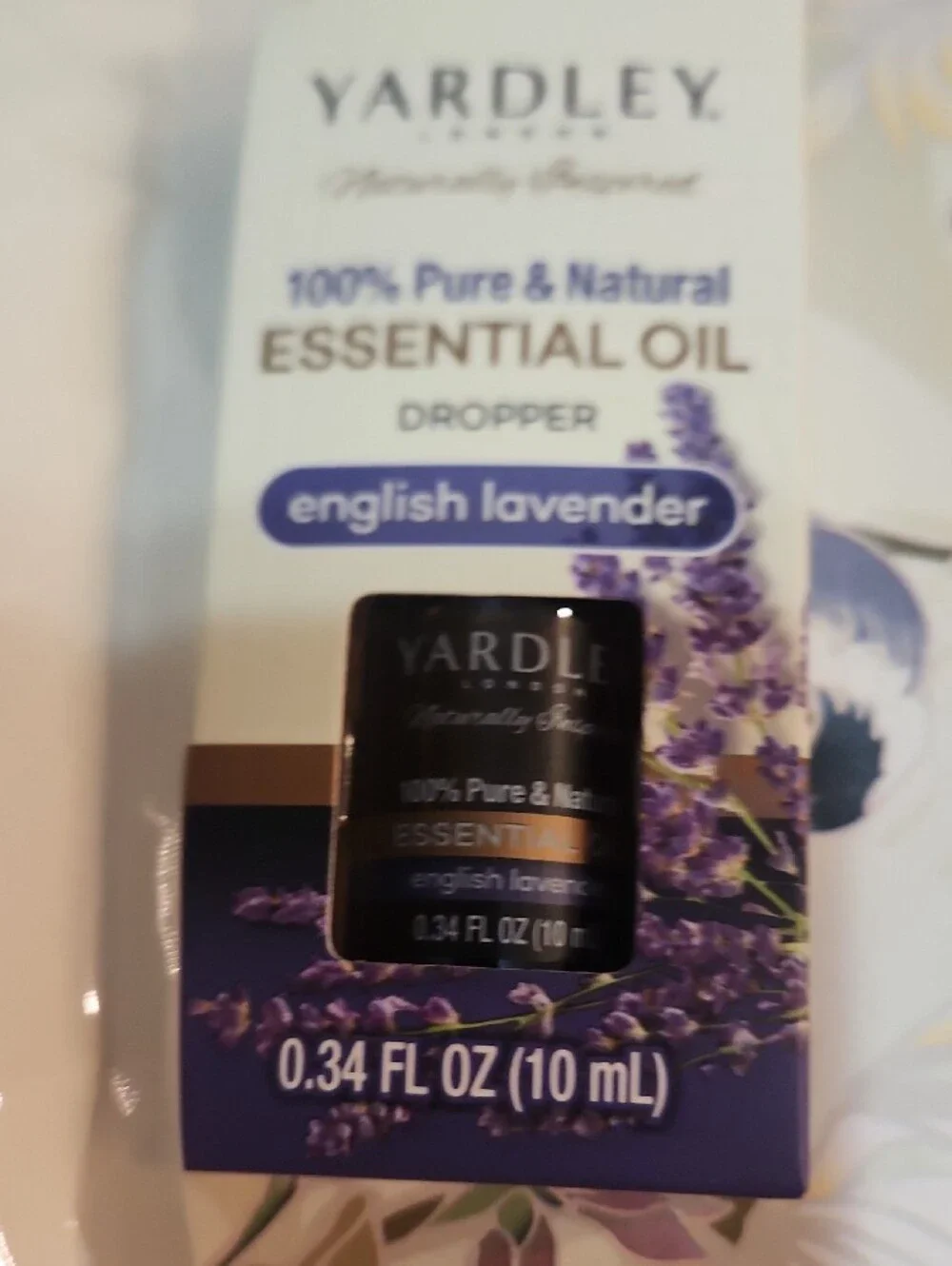 Yardley English Lavender 16 oz Epsom Salt & 100% Pure Lavender Oil Dropper .34 o